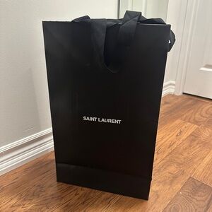 Saint Laurent large black shopping bag